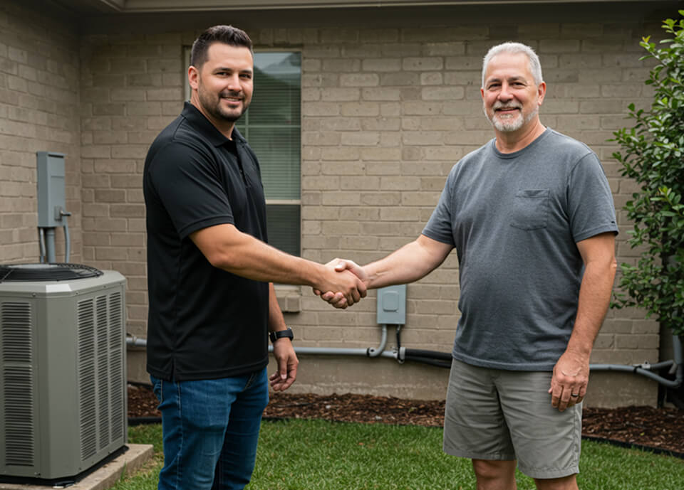 handshake between worker and owner