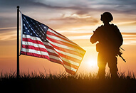 powerful-concept-image-brave-soldier-standing-attention-holding-usa-flag-high 1